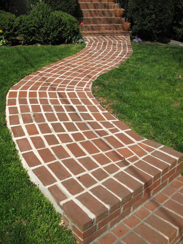 Brick Pathway Installation