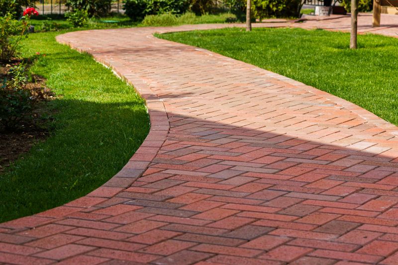 Garden Brick Path