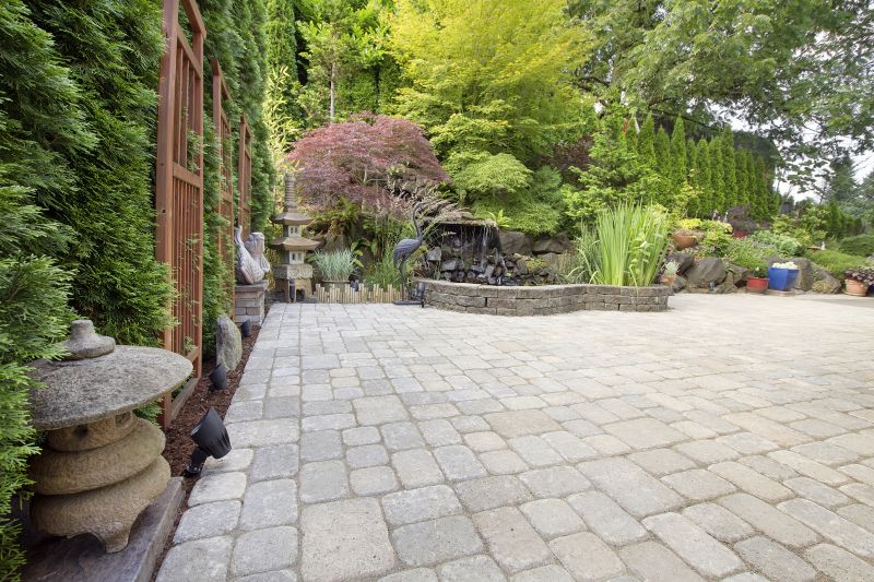 Natural Stone Pavers in Use